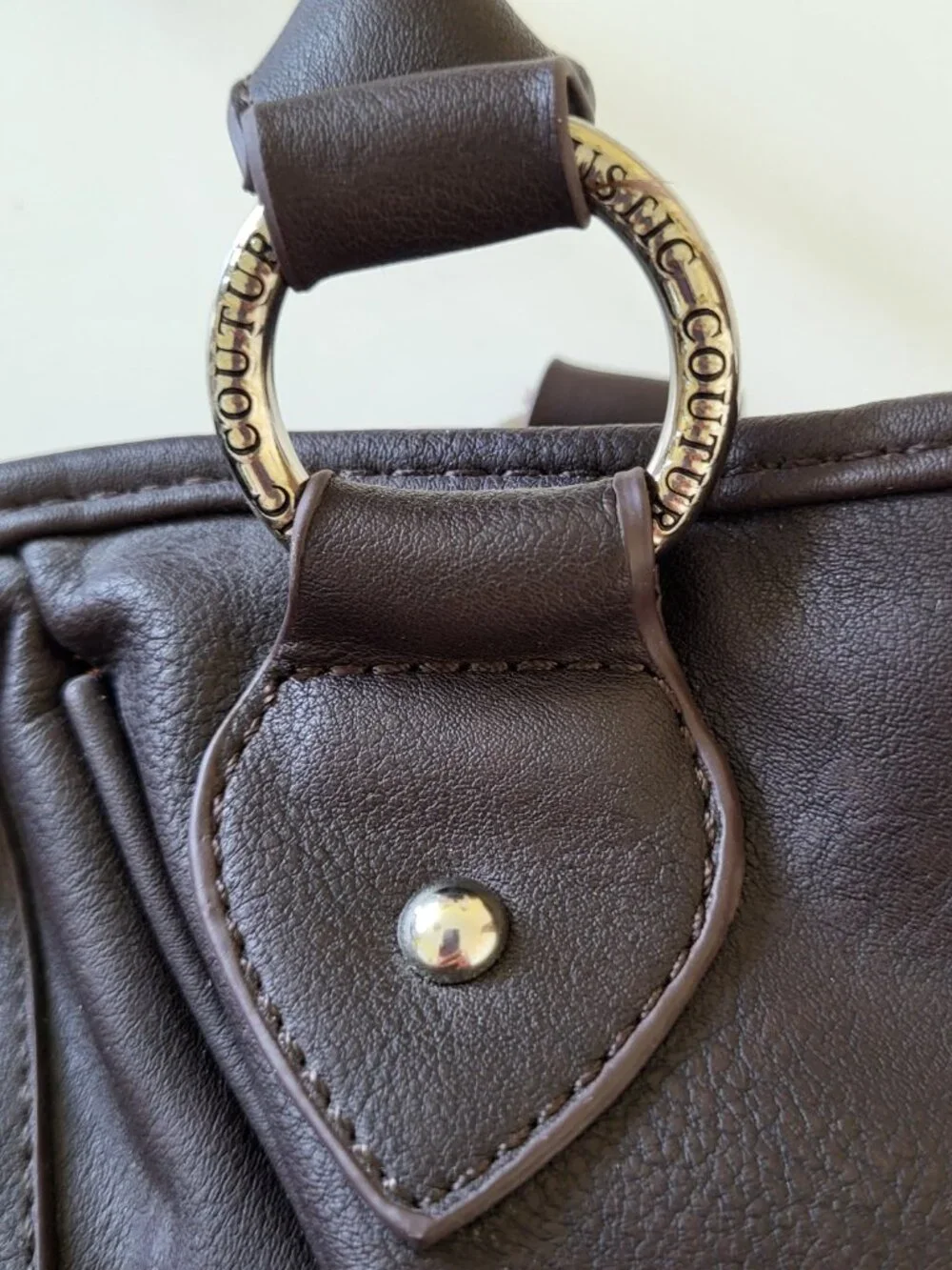 NWT Rustic Coutures Western Hobo Bag, Brown Studded Bling Concho Purse Y2K Rodeo